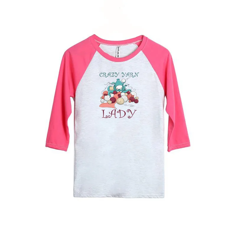 2019 женская футболка размера плюс удобная для женщин сумасшедшая пряжа летняя