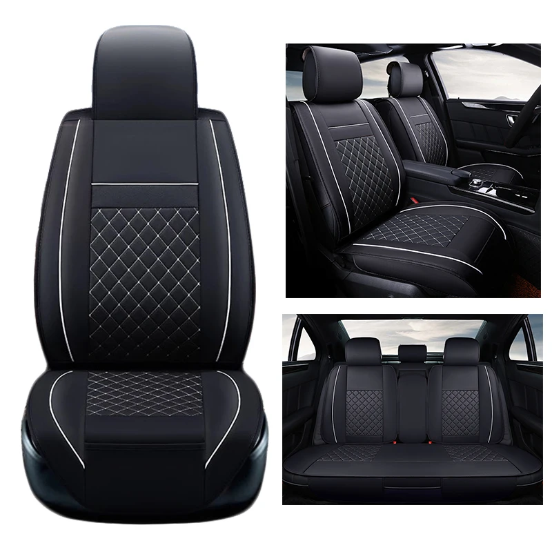 

PU Leather Universal Car Seat Covers For Ford all models mondeo Focus Fiesta Edge Explorer Taurus S-MAX car accessories AUTO