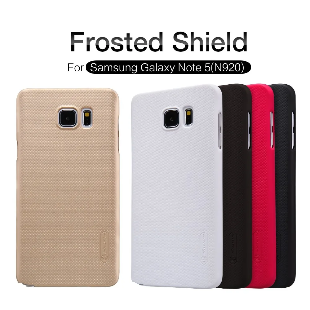 

case for Samsung Galaxy Note 5 (N920)NILLKIN Super Frosted Shield back cover for Samsung Galaxy Note 5 , +free screen protector