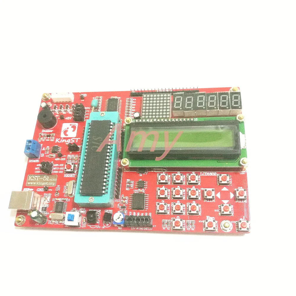 

Teach you to learn microcontroller (Video + document) tutorial KST-51 MCU development board learning board