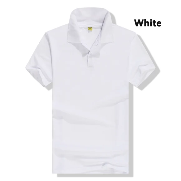 Горячая Распродажа Новые Летние Стильные мужские футболки с коротким рукавом футболки-поло футболки в повседневном стиле, солидные цветные мужские нагрудные футболки-поло рубашки для мальчиков модные облегающие мужские топы - Цвет: White