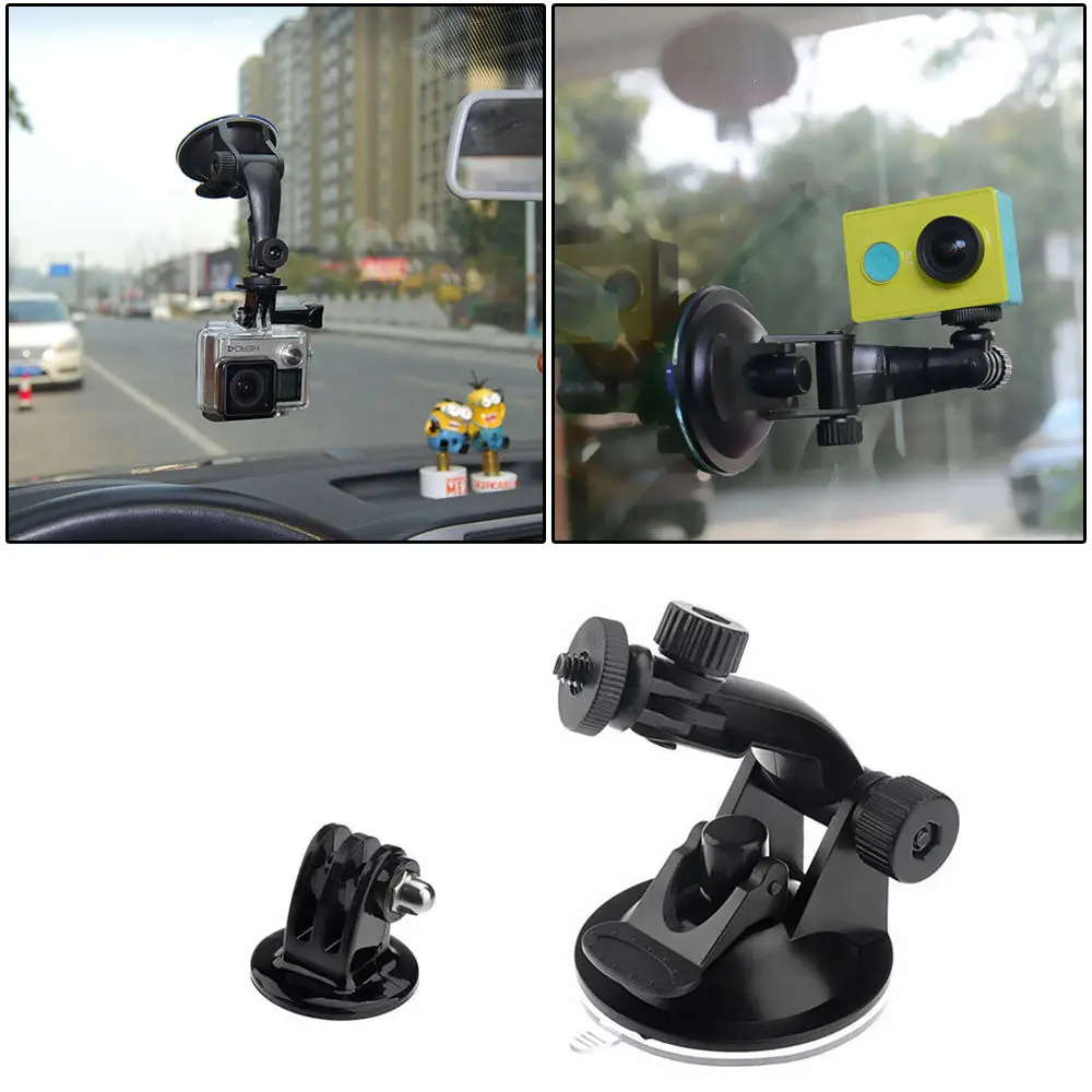 

2in1 1 set Car Suction Cup Mount Holder+Tripod Mount Adapter for Sony X3000 X1000 AS300 AS200 AS100 AS50 AS30 AS20 AS15 AS10 AZ1