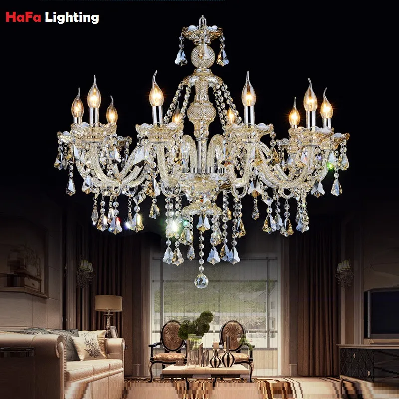Lustre de Cristal Sala de Estar Lustres de Cristal Pingentes e Lustres Lâmpada de Iluminação Moderna Decoração Tiffany Home Indoor 14 decoração tiffany pingentes e lustres iluminação para casa lâmpada interior
