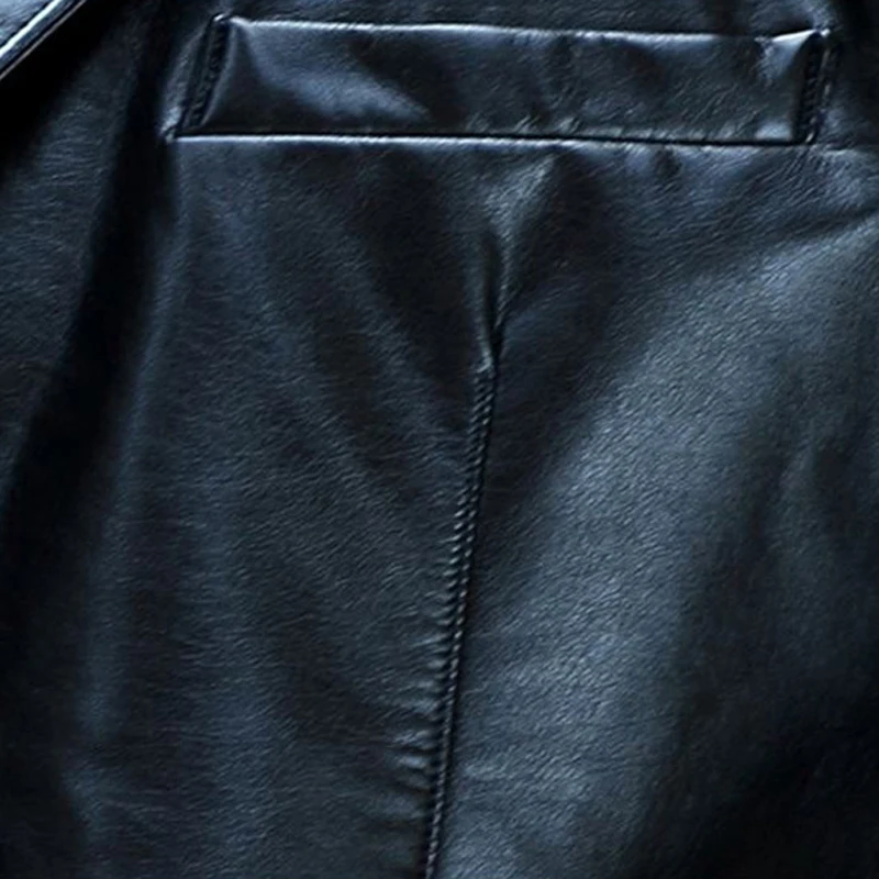 Европейский Стиль Модные мужские кожаные куртки 7XL пальто брендовая кожаная куртка Для мужчин плюс Размеры 6XL 7XL уличная Весна A617