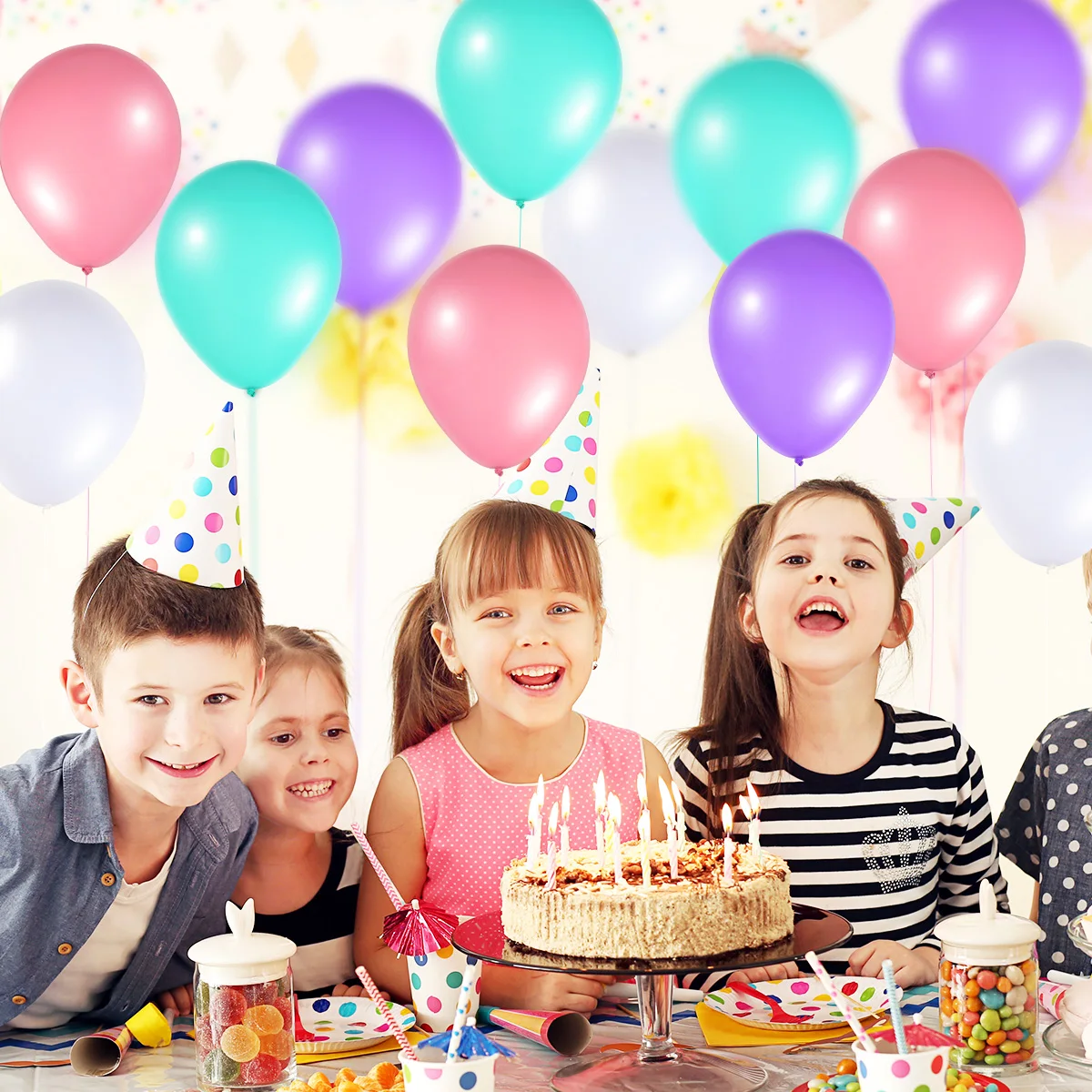 TOYMYTOY 40 шт Единорог латексные шары 3 2 г 12 дюймов разные цвета практичное украшение