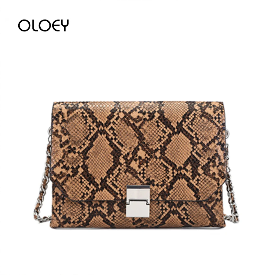 

Luxury Handbag Women Designer Bags For Women 2019 Leather Flap Clutch Purse Chain Serpentine Shoulder Messenger Bags Sac A Main
