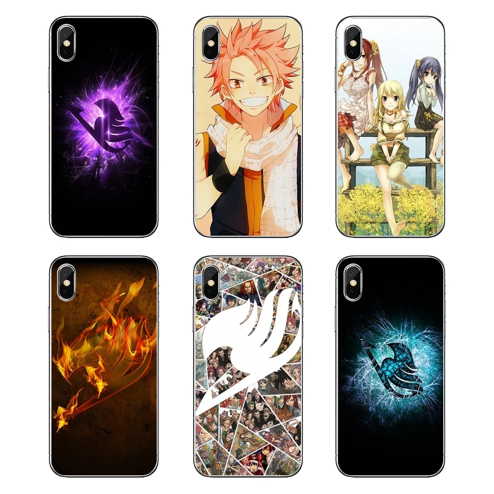 Телефон охватывает Японии Редкие аниме Fairy Tail полный family арт Логотип для samsung Galaxy