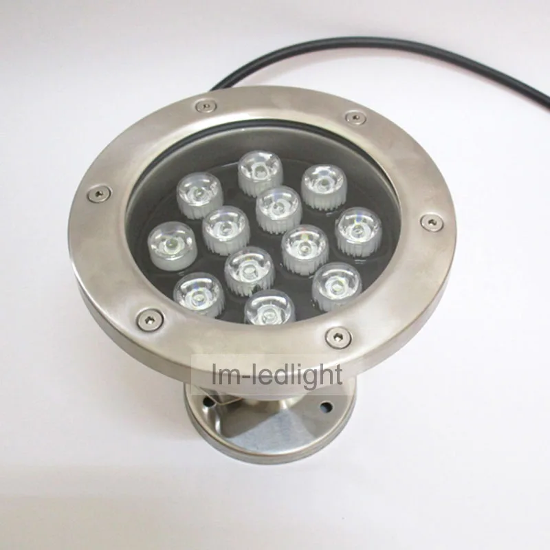 IP68 piscina luz 12 W 12 V LED piscina caliente/neutral/blanco puro RGB rosa amarillo verde azul iluminación fuentes led envío gratuito