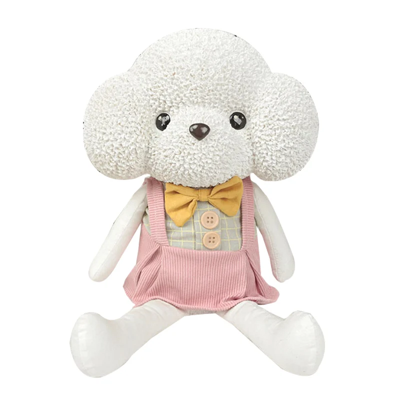 

Cartoon Animal Curl Poodle Sling Doll Model Piggy Bank Money Box Creative Home Decoration Accessories Children Birthday Gifts
