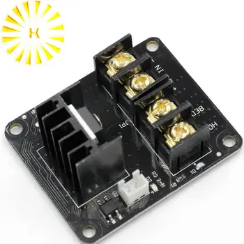 

3D Printer Heated Bed Power Module/Hotbed MOSFET Expansion Module Inc 2pin Lead With Cable for Anet A8 A6 A2 Ramps 1.4 Connector