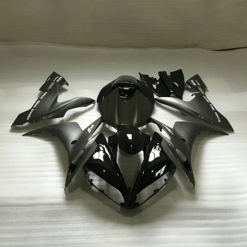 

Motorcycle Fairing Kit for YAMAHA YZFR1 04 05 06 YZF R1 2004 2005 2006 YZFR1000 ABS Grey black Fairings set+7gifts YP03