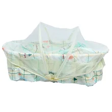 92*48*40 см портативная печать детская колыбель кровать детское место для сна дорожная москитная сетка+ матрас+ подушка домашняя кровать