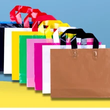 35*25 см заказной логотип печатные пластиковые упаковочные пакеты с ручками, индивидуальная одежда/подарочная упаковка 300 шт/партия