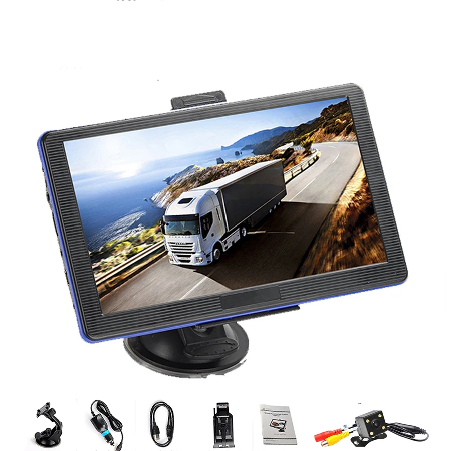 

7 " 8GB Capacitive Touchscreen Portable Car GPS Navigation Bluetooth Free Lifetime Map Updates + Rearview Backup Camera