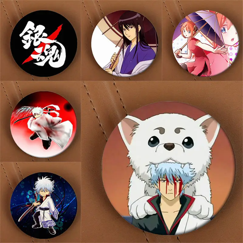

Youpop GINTAMA Anime Brooch Pin Badge Accessories For Clothes Hat Backpack Decoration HZ1506