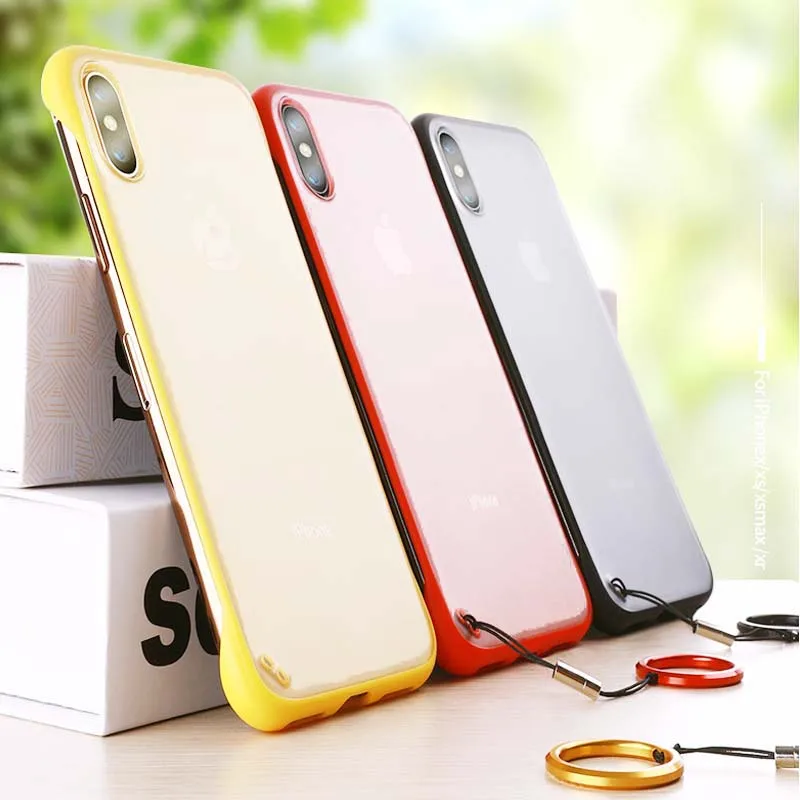 Безрамный Тонкий чехол для iPhone 11 Pro SE 6 7 8 Plus X S XS Max XR без рамки стиль Мягкий ТПУ +
