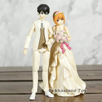 

Figma EX-046 EX-047 Bridegroom Bride Wedding PVC Action Figure Toy Doll Gift