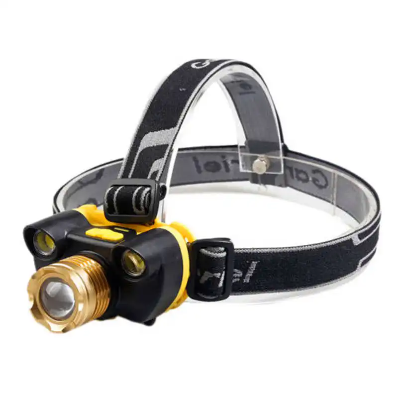 Zoomable 15000LUMENS 3X XM-L T6 LED 18650 Headlamp Head Light Torch Lamp led flashlight head flashlight rechargeable #4A29 (9)