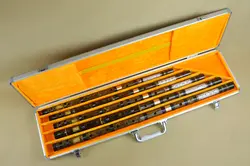 Высокое качество профессиональных горький бамбук музыкальные инструменты, флейта dizi инструменты Китайский flauta один комплект 5 штук