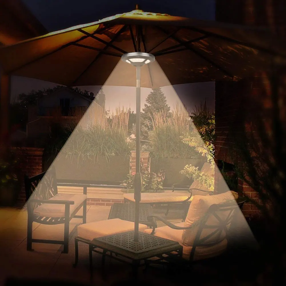 

Umbrella Pole Light Cordless 36 LED 2 Brightness Mode for Camping Tents Outdoor Travel MJJ88