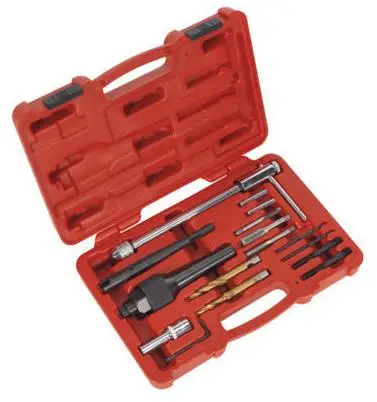 Intake air heater electro-thermal plug removal tool glow plug thread repair tool kit damaged glow plug removal drill&wrench Intake air heater electro-thermal plug removal tool glow plug thread repair tool kit damaged glow plug removal drill&wrench