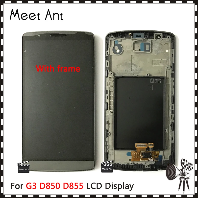 10pcs/lot High Quality 5.5'' For LG G3 D855 D850 LCD Display Screen With Touch Digitizer Assembly | Мобильные телефоны и