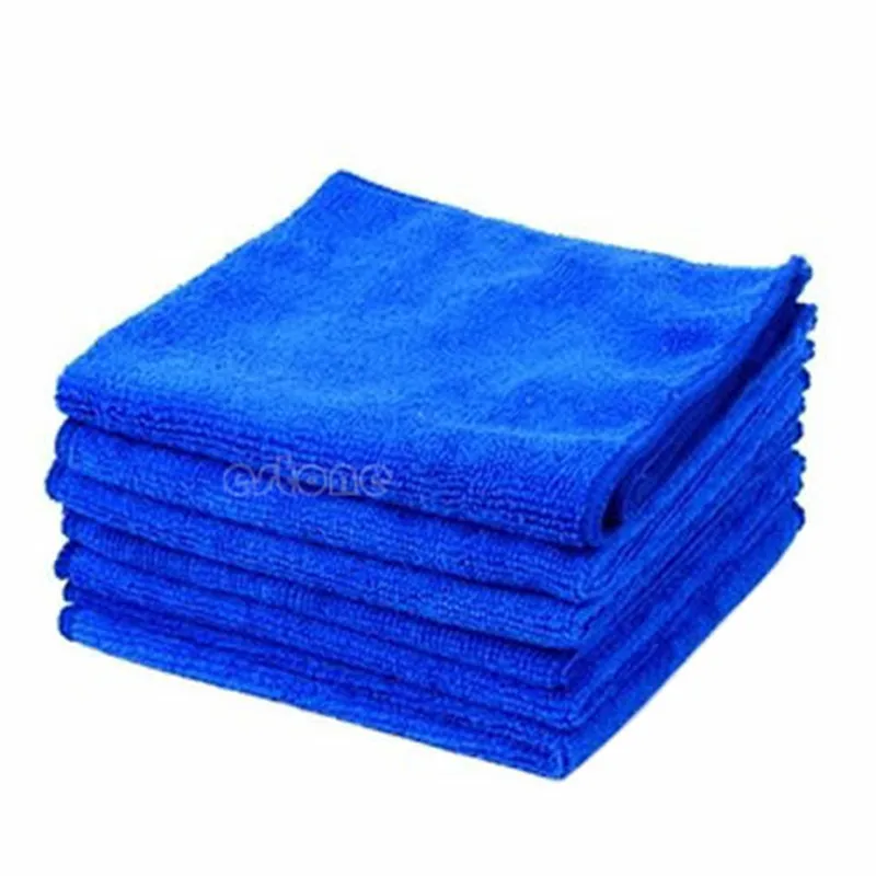 6 шт. полотенце из микрофибры для мытья автомобиля чистящая ткань супер мягкий плюш 30 см X 30 см