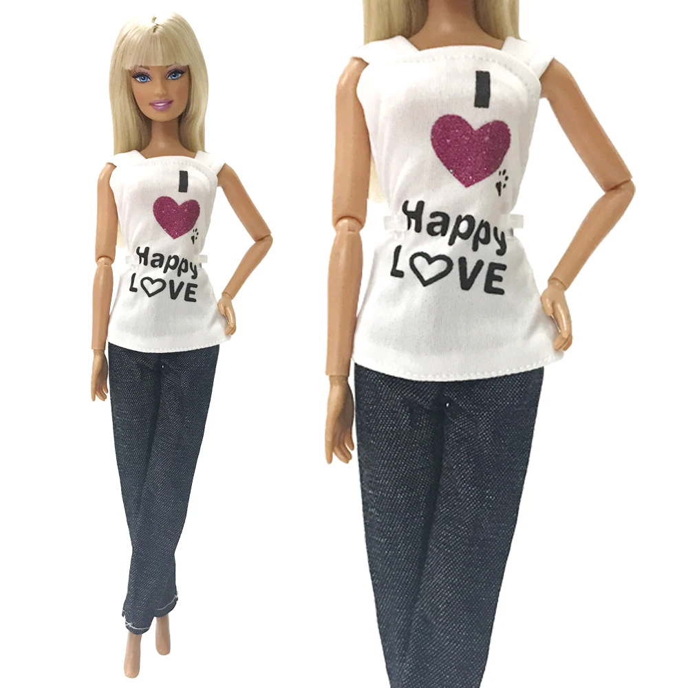 

NK 2019 Newest One Pcs Doll Clothes Dress Fashion Skirt Party Gown For Barbie Doll Girl Best Gift 053A