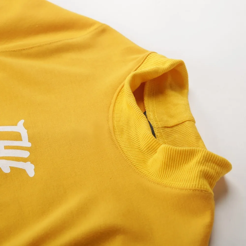 HDY Haoduoyi 2019 Fashion School Girl Half-high Collar Letter Print Oversize Sweatshirts HDY Haoduoyi 2019 Fashion School Girl Half-high Collar Letter Print Oversize Sweatshirts