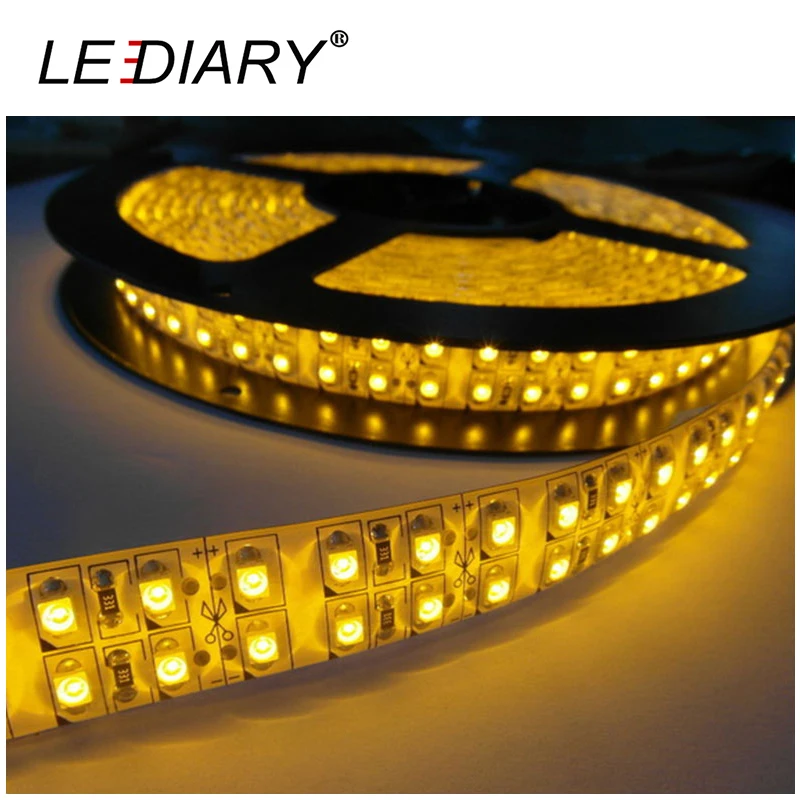 

LEDIARY 600 LED Strip Light Double Row 5050 5M 12V Non-Waterproof Christmas/Party Decoration Lights RGB Strip Christmas Light