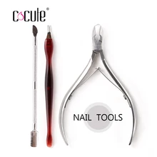 3 шт./партия профессиональные ножницы для ногтей палочки для отодвигания кутикулы клипер из нержавеющей стали Маникюр Педикюр Красота Набор инструментов для ухода набор