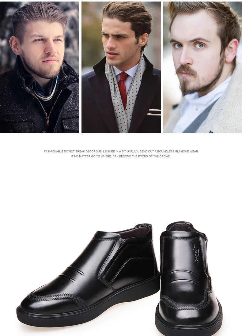 Мужские зимние ботинки ручной работы из натуральной кожи; теплые зимние мужские ботинки «Челси»; мужские Ботильоны; зимняя обувь; деловая модельная обувь;