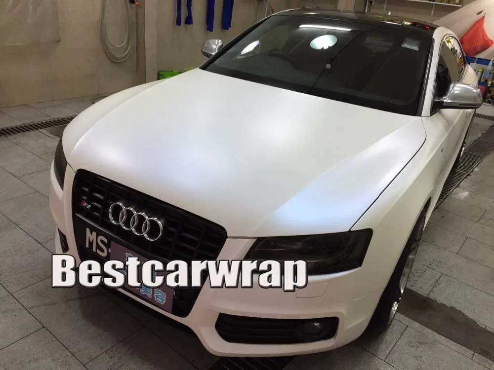 Satin Pearl White To Blue Vinyl Car Wrap Chameleon Coating Air Bubble Free Flip Flop Protwraps 1 52 20m Roll Buy Cheap In An Online Store With Delivery Price Comparison Specifications Photos And Customer