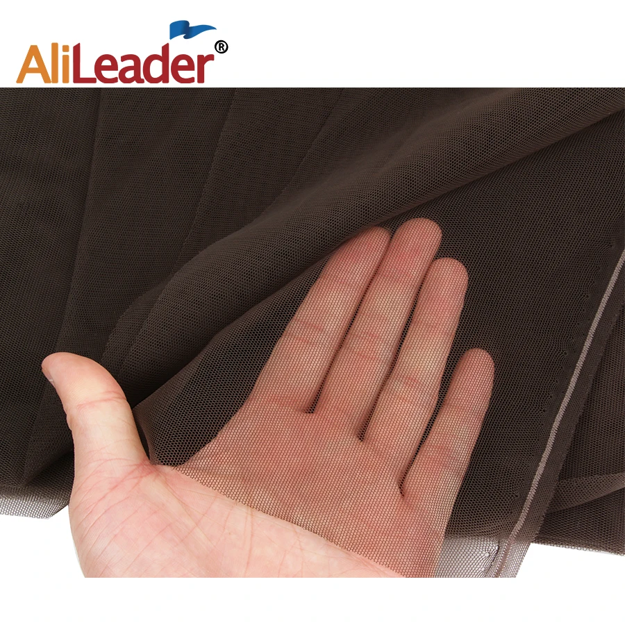 Alileader дешевые светло-коричневый 1/4 двор кружева сети для парика решений парик сверху Фонд сетку аксессуары ткацкие инструменты