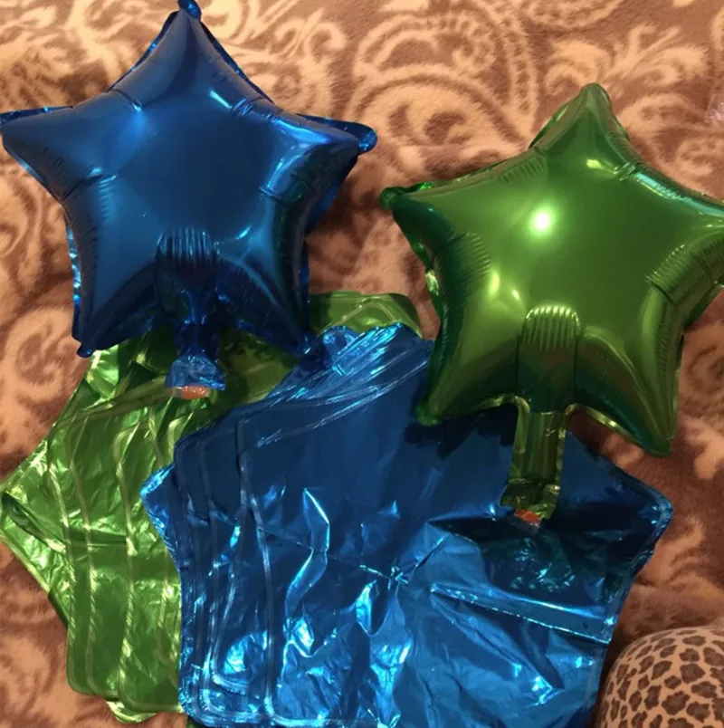 10 шт./лот фольги в форме звезды шар украшения Globos металликос металлик для свадьбы