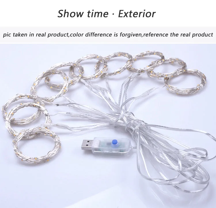 Led string net light for curtain decor (11)
