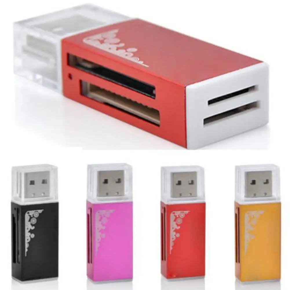 Новый USB 2,0 Multi для MS PRO DUO SDHC Устройство чтения карт памяти TF/M2/MMC все в 1 Micro SD