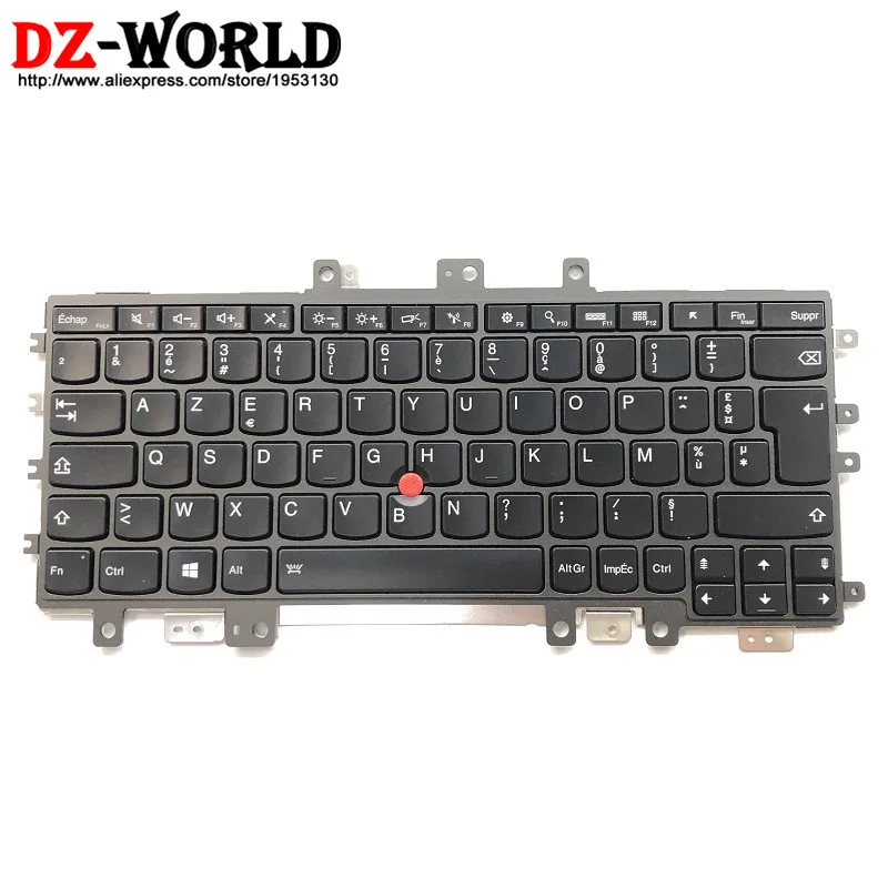 

New Original Azerty French Backlit Keyboard for Lenovo Thinkpad Ultrabook Pro Helix Gen 2 20CG 20CH 00JT595 00JT635 00UR049