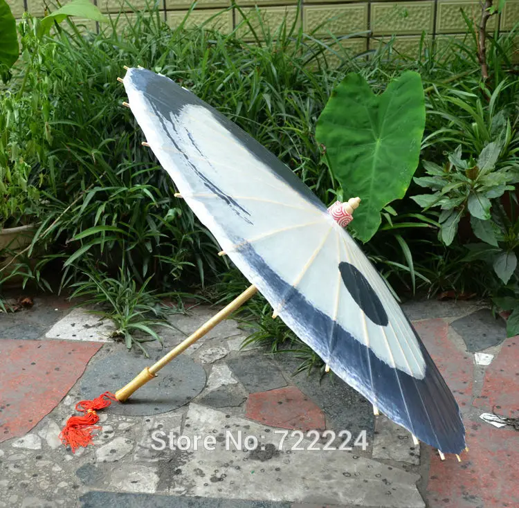 Диаметр 84 см китайский даосский Инь Ян сплетни узор живописи тушью picturewaterproof