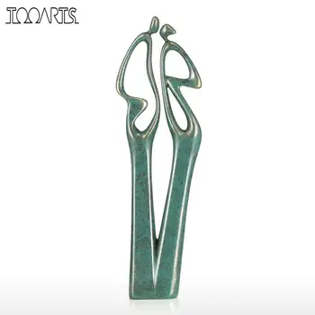

Tooarts Tomfeel The Lovers 3 Fiberglass Figurine Folk Art Home Decor Original Design Lovers Miniature Figurine For Home Office