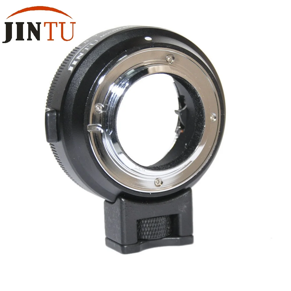 

HOT JINTU Metal Electronic Aperture Control For Nikon G/F/AI/S Lens to Micro 4/3 M4/3 Adapter E-PL3 GF2 with M5 female thread