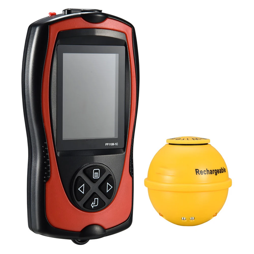 Pureleisure لون ماء اللاسلكية fishfinder السمك مكتشف wifi 147ft/45 متر عمق المياه الصيد سونار اللاسلكية FF05 السفينة مجانية