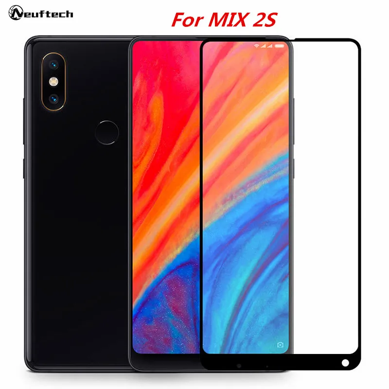Protective Glass Film For Xiaomi Mi MIX 2S Full Cover Tempered xiaomi mi mix 2s Screen Protector for MI | Мобильные телефоны и