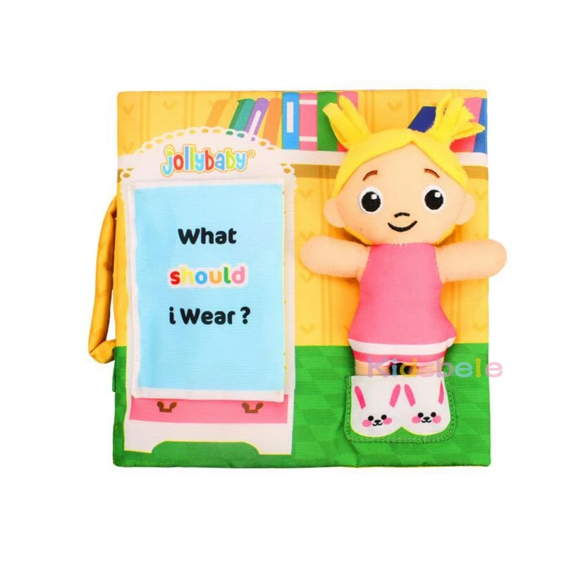 Мягкие мягкие детские книги для младенцев развивающие игрушки Jollybaby красочные