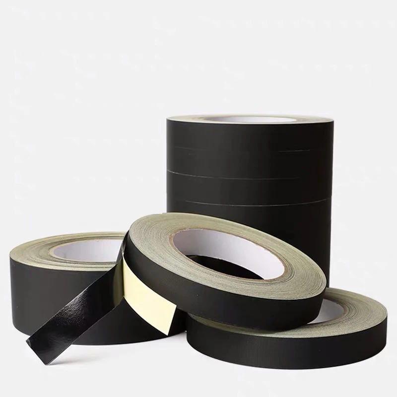 

Black Isolate Acetate Cloth Tape Adhesive for Notebook Phone Tablet High temperature insulation tape 30M