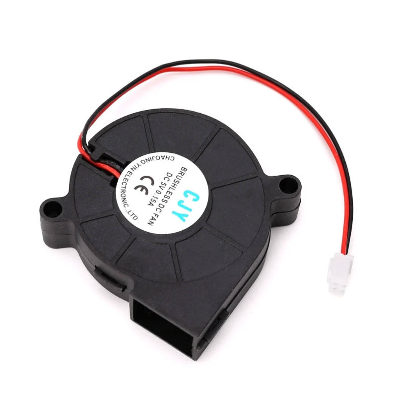 50mmx15mm DC 5V 2 Pin Computer PC Sleeve Bearing Cooler Blower Cooling
