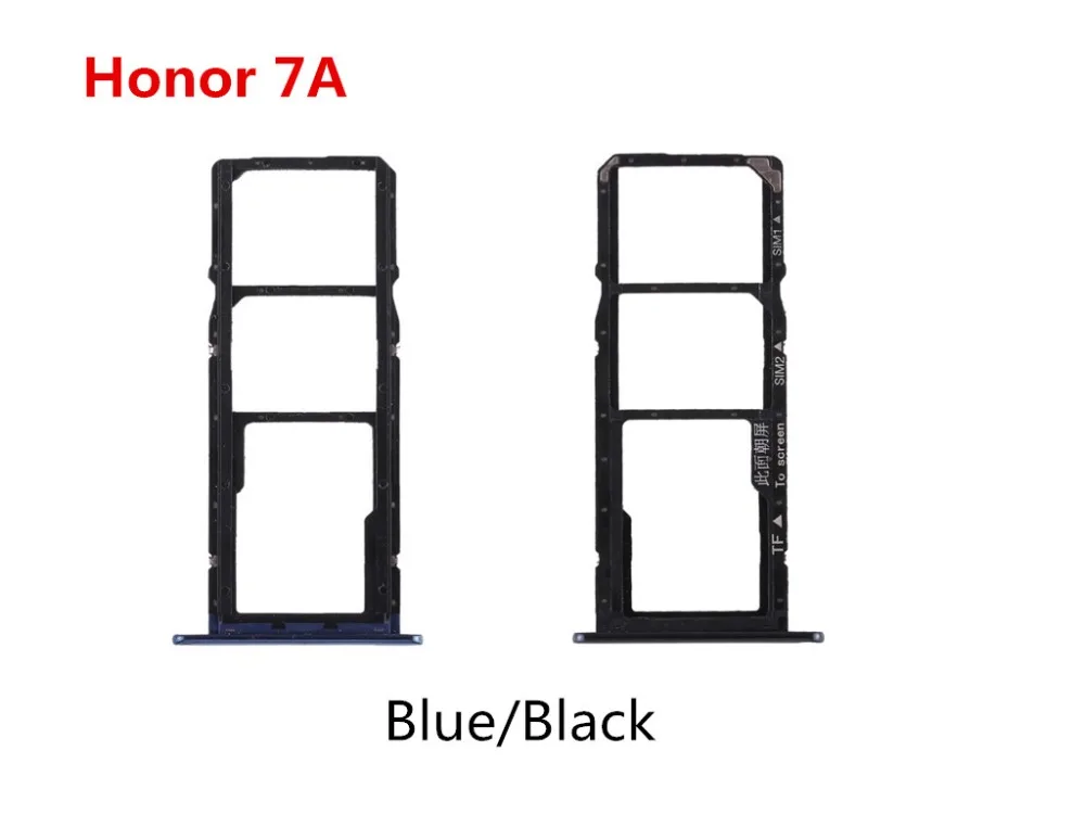 

For Huawei Honor 7A SIM Card Tray Holder Carrier Nano Card Tray Slot Holder Replacement Part