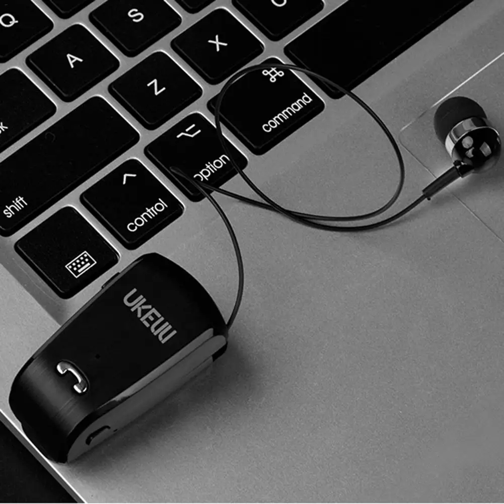 For Fineblue UK 890 Adjustable Business Bluetooth Headset With Microphone Clip Headphones