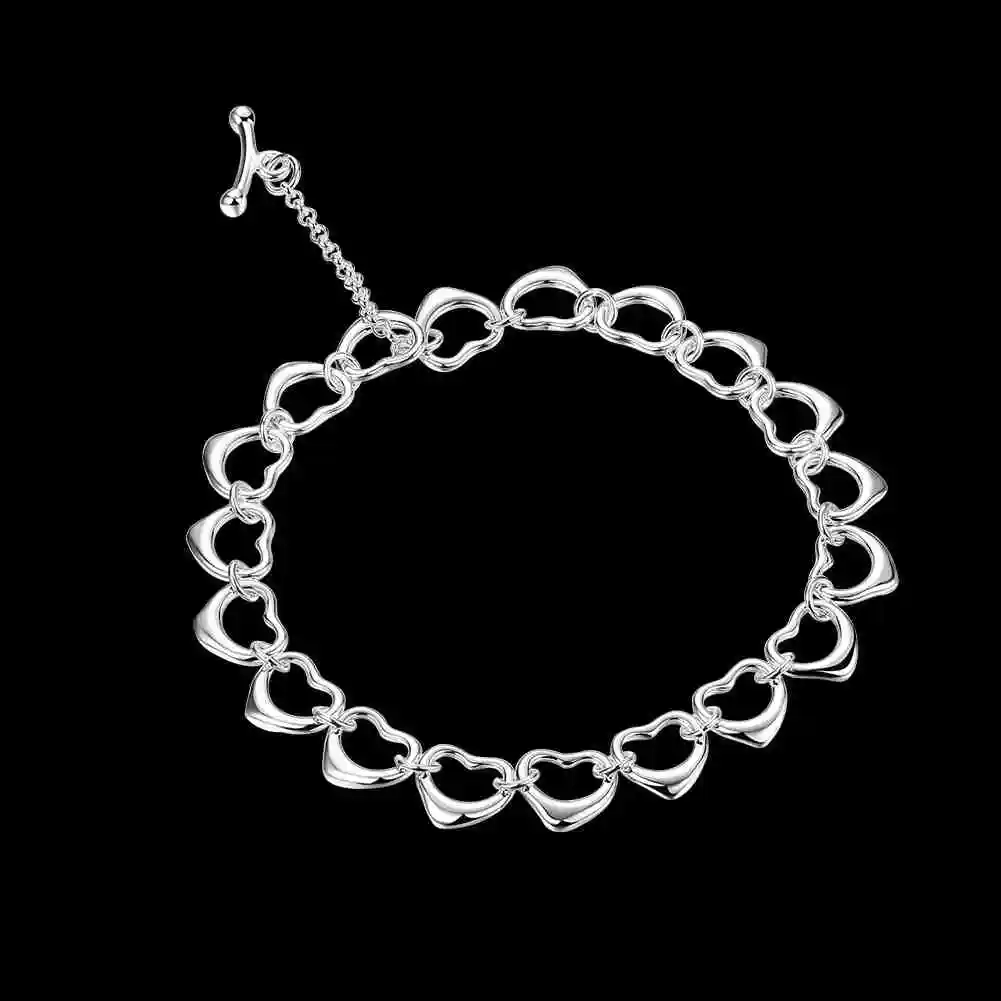 Горячая Распродажа! Посеребренный браслет для мужчин SMTH162|men bracelet|silver platedjewellery men |