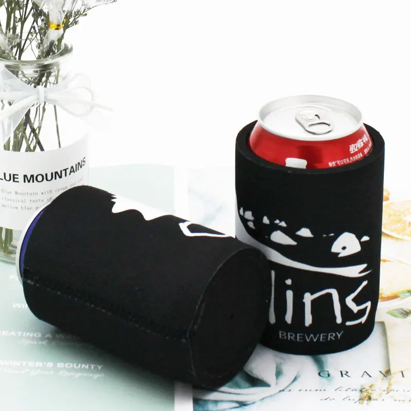 Custom Logo 200pcs Thermal Bag Can Cooler Neoprene Stubby Holder Ice Cooler Box Lunch Cooler Bag Beer Can Cover